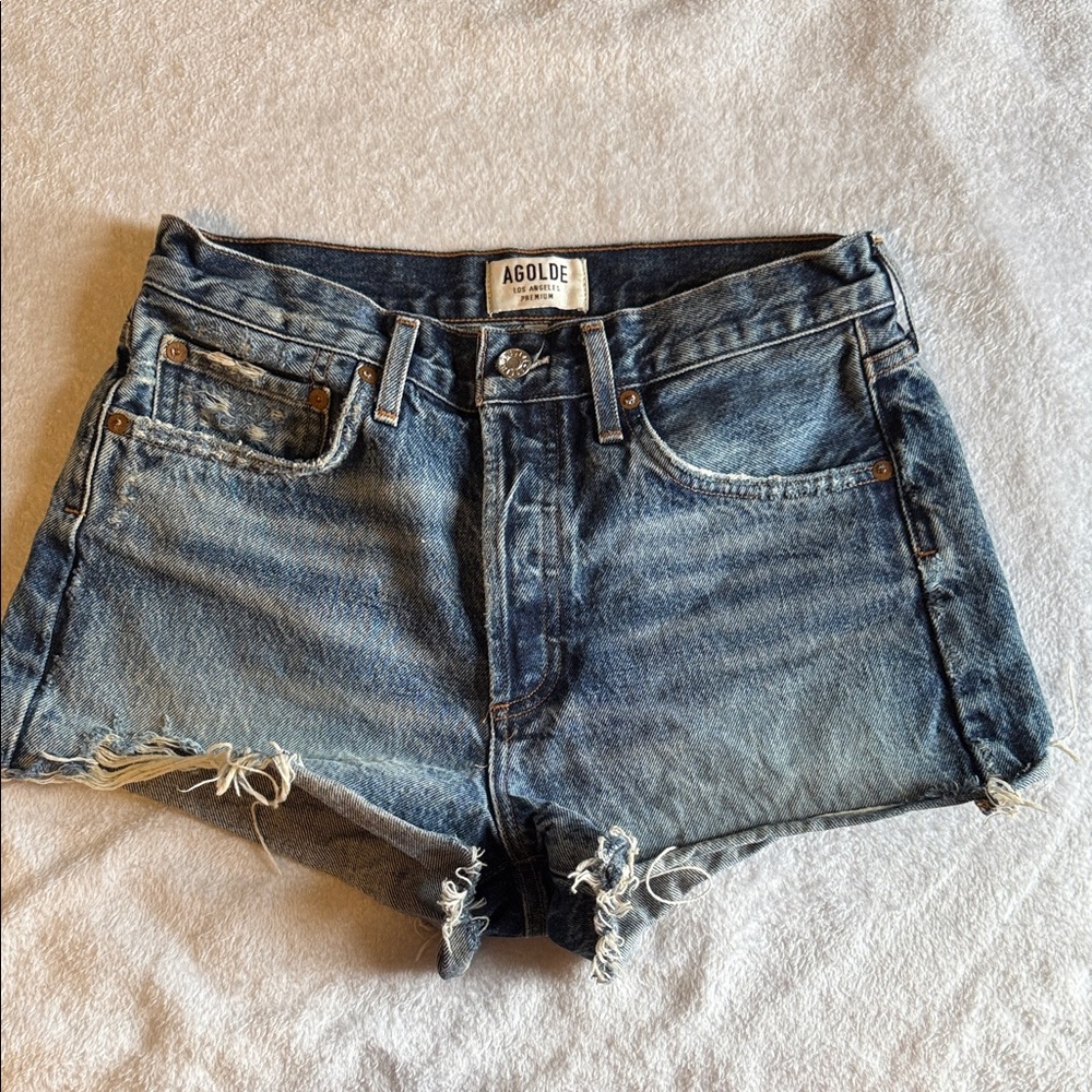 AGOLDE Parker Vintage Cut Off Shorts in Swapmeet - Size 26
